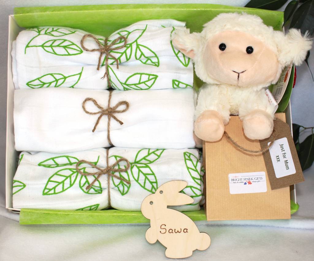 Fluffy Lamb, Unisex Mother And Baby Hamper, 1 of 6