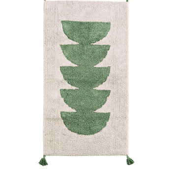 Tufted Cotton Runner With Tassels, 3 of 4