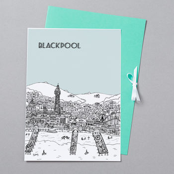 Personalised Blackpool Print, 10 of 10