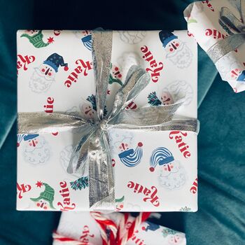 Santa Personalised Christmas Wrapping Paper, 2 of 11