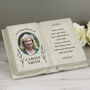 Personalised Botanical Memorial Photo Resin Book, thumbnail 2 of 3