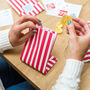 Advent Stickers With Red Stripe Bags, thumbnail 7 of 10