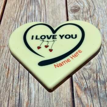 100g Personalised Printed Chocolate Heart, 8 of 12