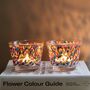 Multicoloured Blossom Hand Painted Tea Light Holders, thumbnail 4 of 9