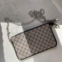 Personalised Embossed Sadie Studded Cross Body Bag, thumbnail 5 of 5
