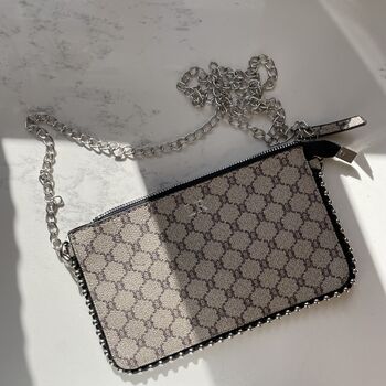 Personalised Embossed Sadie Studded Cross Body Bag, 5 of 5
