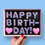 Happy Birthday! Letterbox Message Cookies Purple, thumbnail 1 of 2