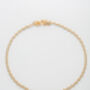 Twist Gold Plated Necklace Set, thumbnail 2 of 8