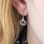 Swarovski Crystal Eternity Birthstone Earrings, thumbnail 1 of 11