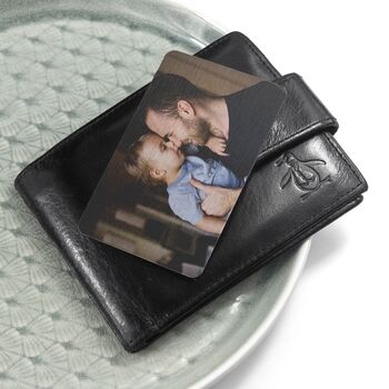 Personalised Favourite Memory Metal Wallet Insert, 5 of 12