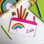 Rainbow Personalised Pencil Case, thumbnail 8 of 11