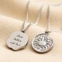 Personalised Stainless Steel Zodiac Pendant Necklace, thumbnail 1 of 12