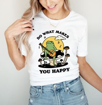 'Do What Makes You Happy' Frog Tshirt, 4 of 9