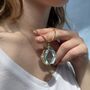 Silver Or Gold Locket Birthstone Necklace, thumbnail 6 of 8