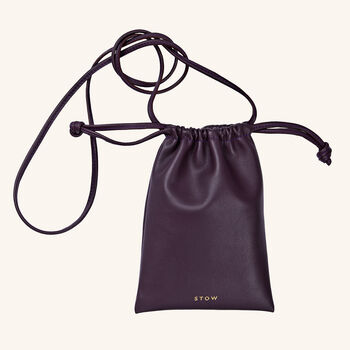 Luxurious Drawstring Crossbody Phone Pouch Bag, 11 of 12