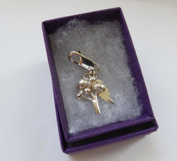 Silver Tree And Leaf Charm, 4 of 4