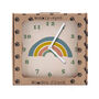 Childrens Wooden Rainbow Clock, thumbnail 3 of 4