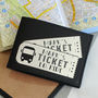 Personalised Leather Travel Card Holder, thumbnail 1 of 3