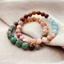 Sunstone And Moss Agate Bracelet, thumbnail 5 of 6