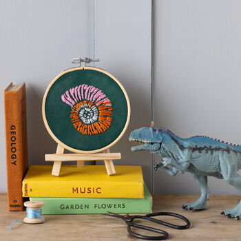 Mini Prehistoric Embroidery Set Kit, 4 of 4