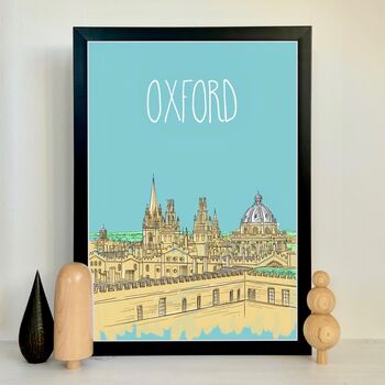 Personalised Oxford Skyline Print, 9 of 10