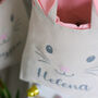 Large Personalised Easter Bunny Bag, thumbnail 5 of 8