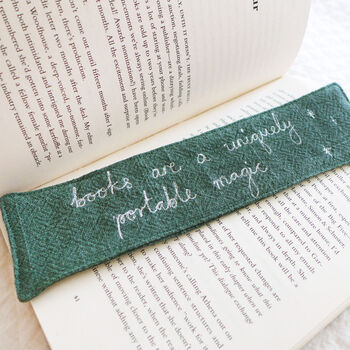 Book Magic Embroidered Bookmark, 3 of 5