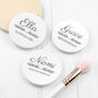 Personalised Bridal Party Compact Mirror, thumbnail 8 of 12