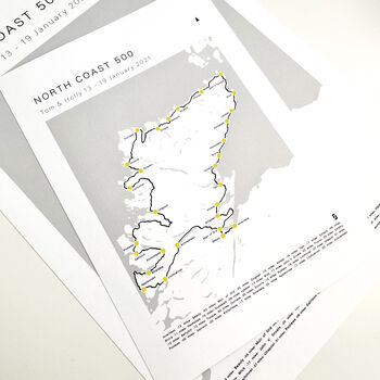 North Coast 500 Personalised Print Nc500, 5 of 7