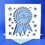 Personalised Rosette Teacher's Thank You Card, thumbnail 3 of 5