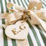 Heart Shape Monogram Keyring, thumbnail 1 of 3