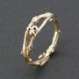 White Gold Woodland Twig Wedding Ring, thumbnail 4 of 9