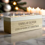 Personalised Classic Triple Tea Light Box Tealight Hold, thumbnail 11 of 12