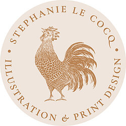 Stephanie Le Cocq Logo Illustration & Printed Textile Designer