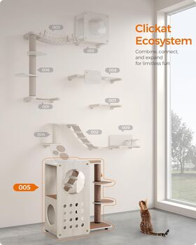 Cat Tree Modern Cat Tower Replaceable Parts, 7 of 7