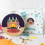 'Fireplace' Large Embroidery Craft Kit, thumbnail 2 of 3