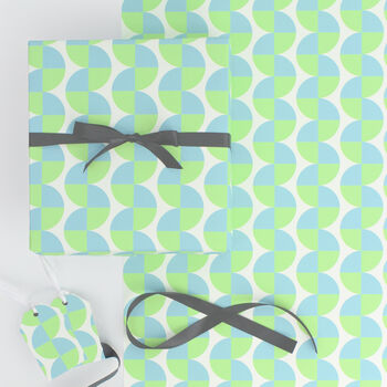 Caterpillar Abstract Design Gift Wrapping Paper, 7 of 7