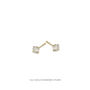 14ct Gold And Diamond Single Stud Earrings, thumbnail 8 of 11