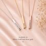 Personalised 3D Bar Shaped Engraved Name Necklace, thumbnail 1 of 9