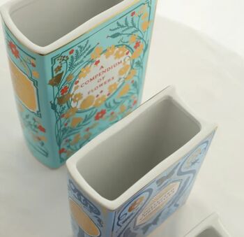 Porcelain Book Vase, 3 of 6