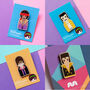 Cute Icon Inspired Wooden Pin Badges Various Designs, thumbnail 4 of 6