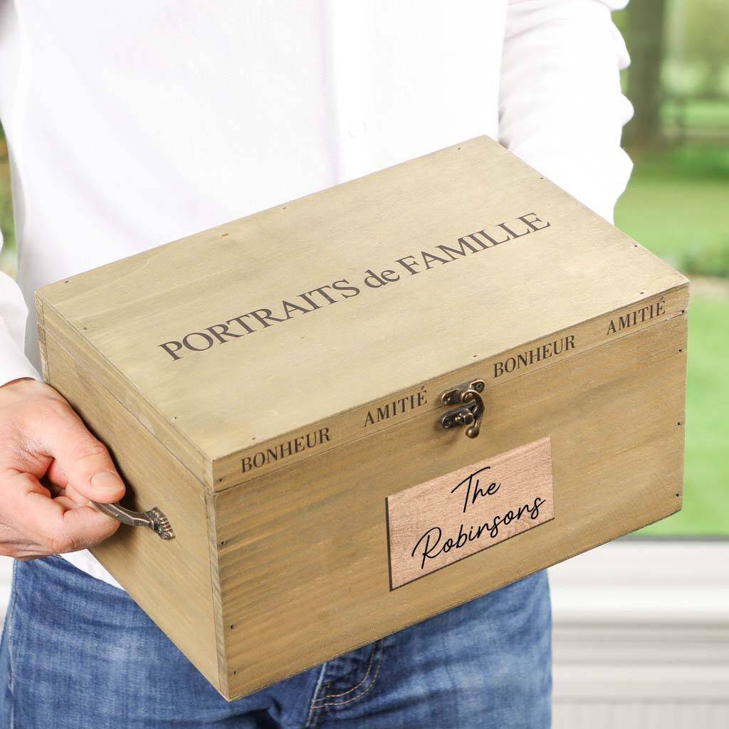 Personalised Wedding Photo Album Box By Dibor