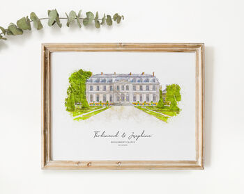 Wedding Gift Venue Sketch, 8 of 12