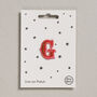 Letter G Alphabet Iron On Patch, thumbnail 1 of 4