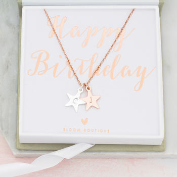 Personalised Hand Stamped Star Necklace, 5 of 9