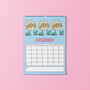 2025 Checkered Daisy Calendar, thumbnail 3 of 4