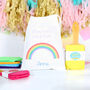 Let's Paint A Rainbow Socks And Personalised Bag, thumbnail 2 of 3
