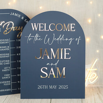 Manhattan Welcome To Our Wedding Acrylic 3D Sign, 2 of 9