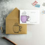 Let's Par Tea Set Of 10 Letterpress Invites, thumbnail 2 of 2
