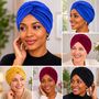 Satin Lined Headwrap, thumbnail 3 of 12